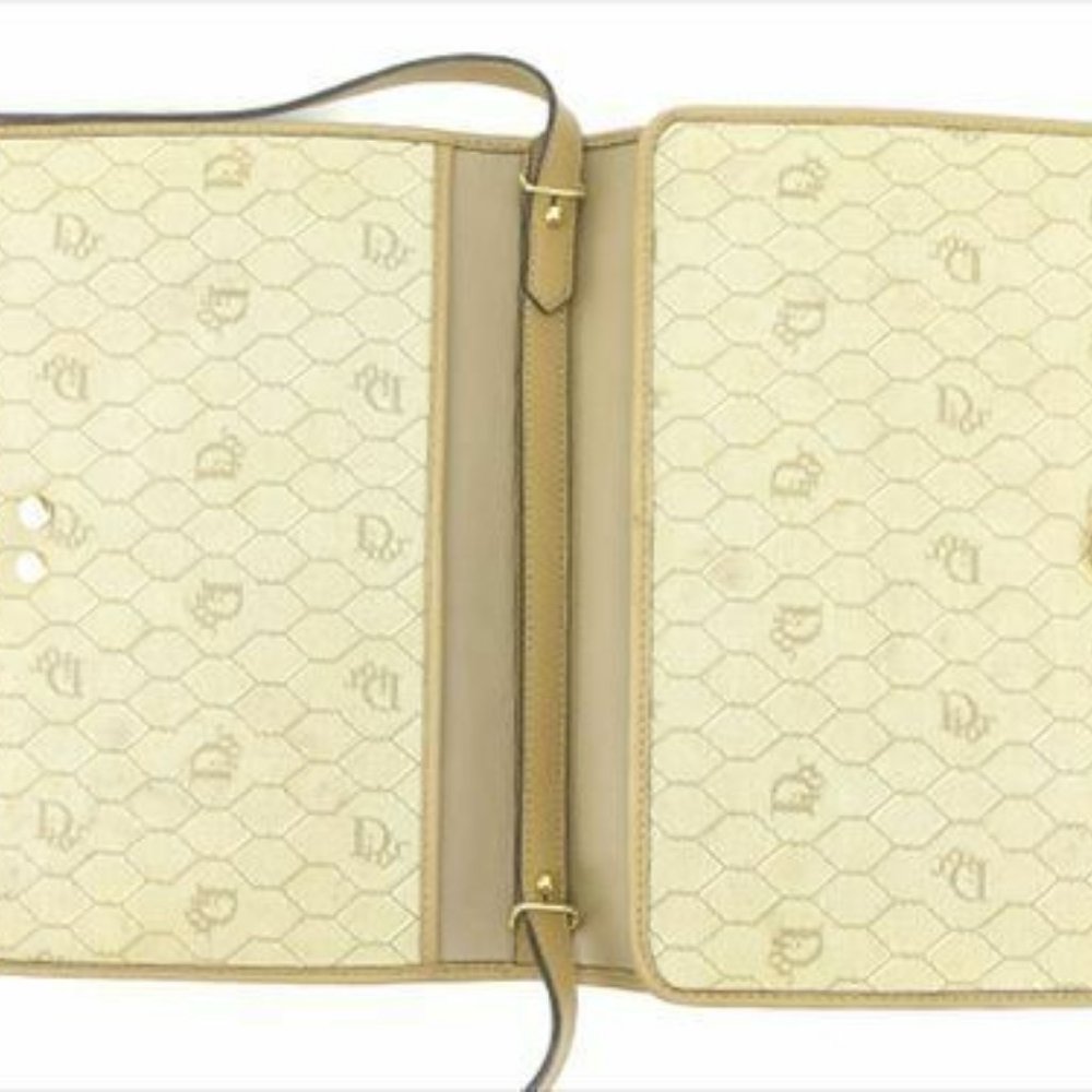 Dior Shoulder Bag Beige Gold Black Women Authentic secondhand - Picture 5 of 8